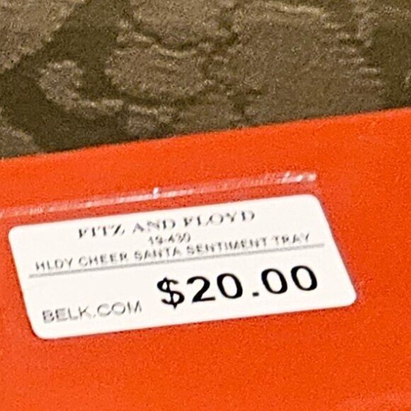 NWT:  Fitz & Floyd Vintage Christmas Tray - Picture 5 of 7